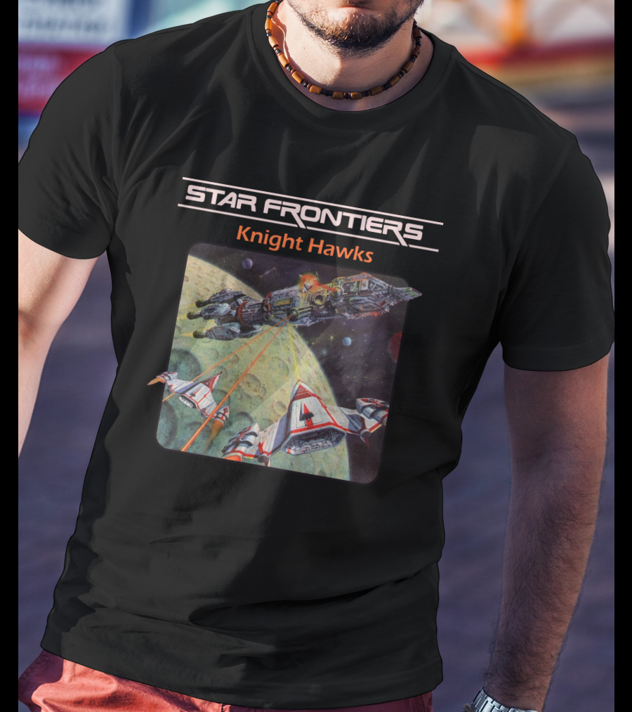 Star Frontiers Knight Hawks Space Adventure 1980s Sci-Fi Retro T-Shirt