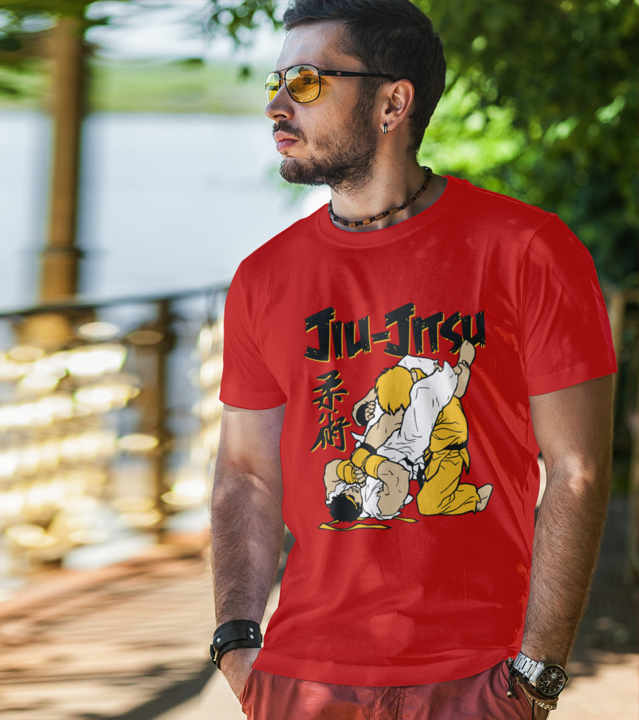 Jiu Jitsu Street Ryu Ken Martial Arts Showdown T-Shirt