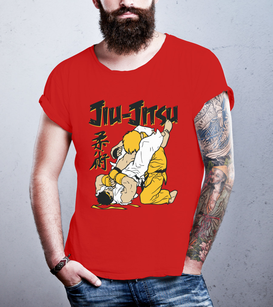 Jiu Jitsu Street Ryu Ken Martial Arts Showdown T-Shirt