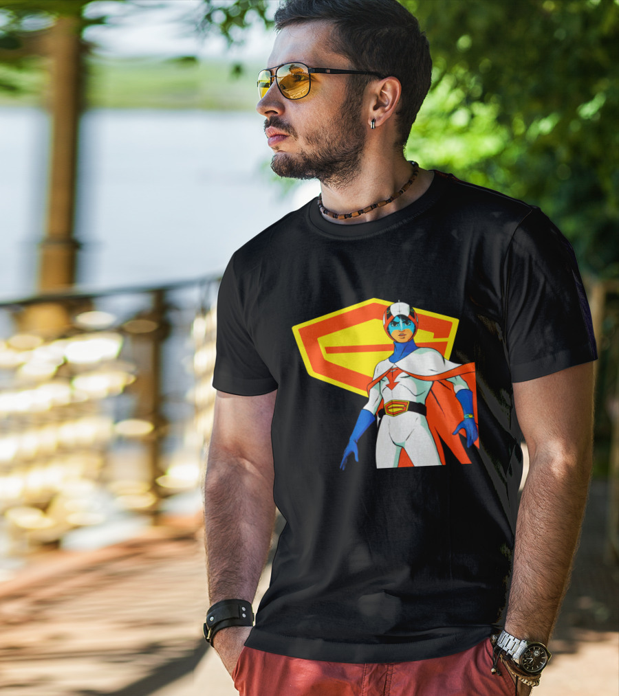 Battle Of The Planets G Force Iconic Character With Emblem T-Shirt
