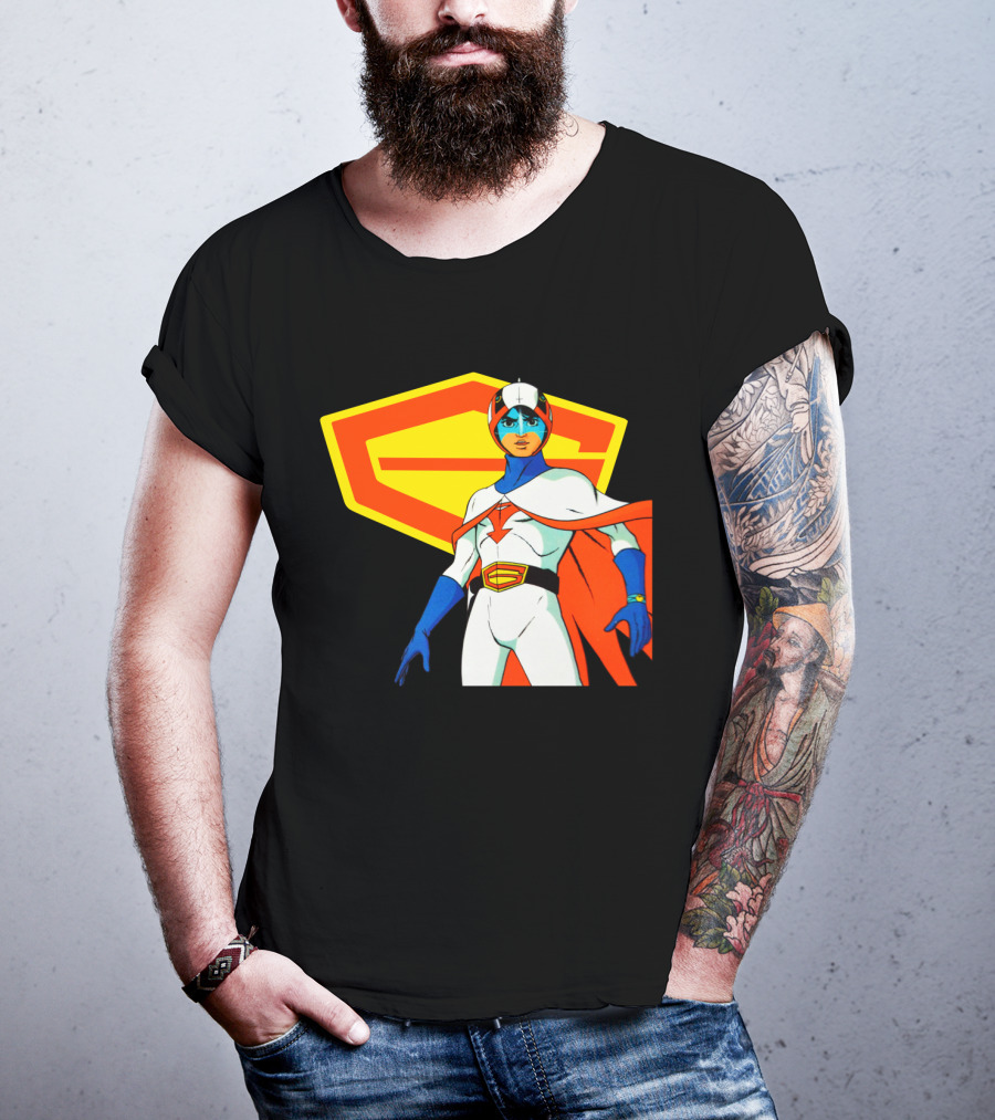 Battle Of The Planets G Force Iconic Character With Emblem T-Shirt