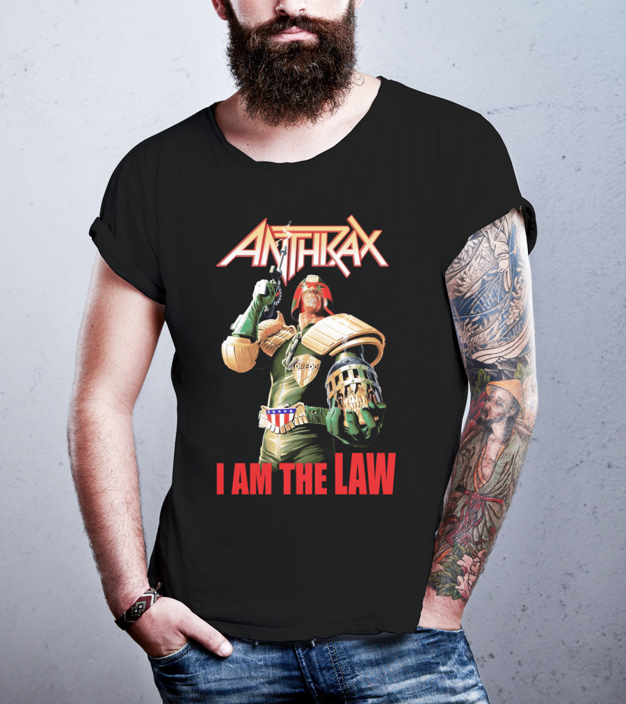 Anthrax Judge Dredd I Am The Law T-Shirt