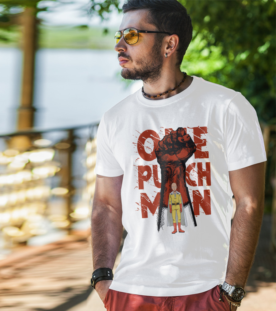 One Punch Man Saitama Hero Fist Power T-Shirt