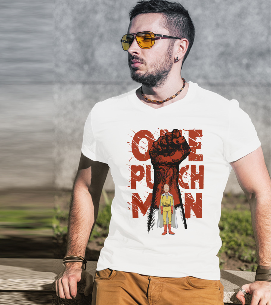 One Punch Man Saitama Hero Fist Power T-Shirt