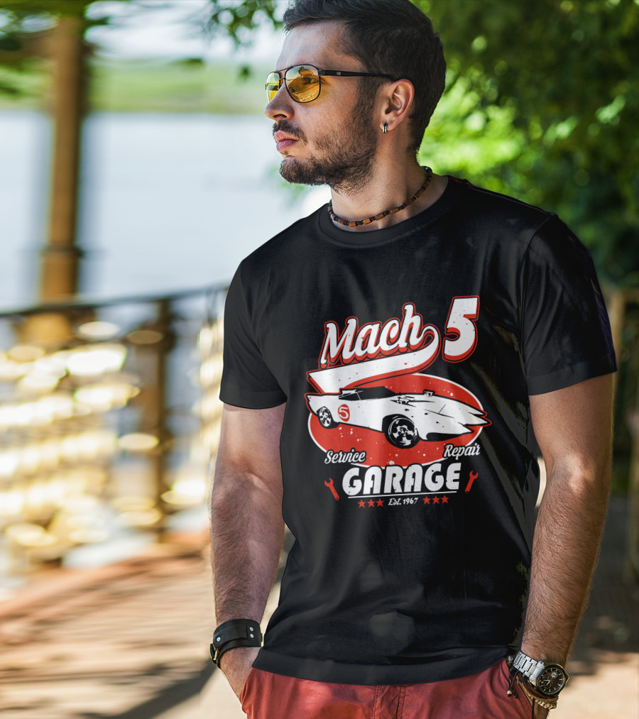 Mach 5 Service Repair Garage Est 1967 T-Shirt