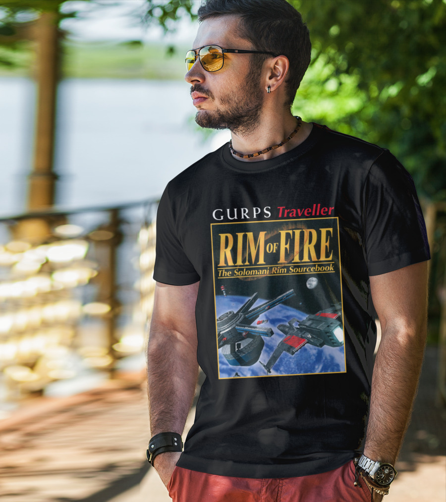 GURPS Traveller Rim Of Fire The Solomani Rim Sourcebook T-Shirt