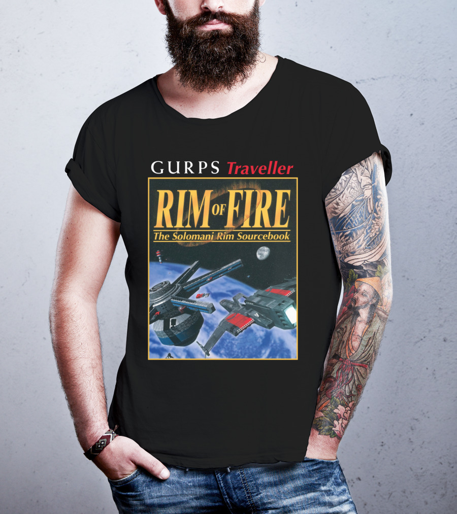 GURPS Traveller Rim Of Fire The Solomani Rim Sourcebook T-Shirt