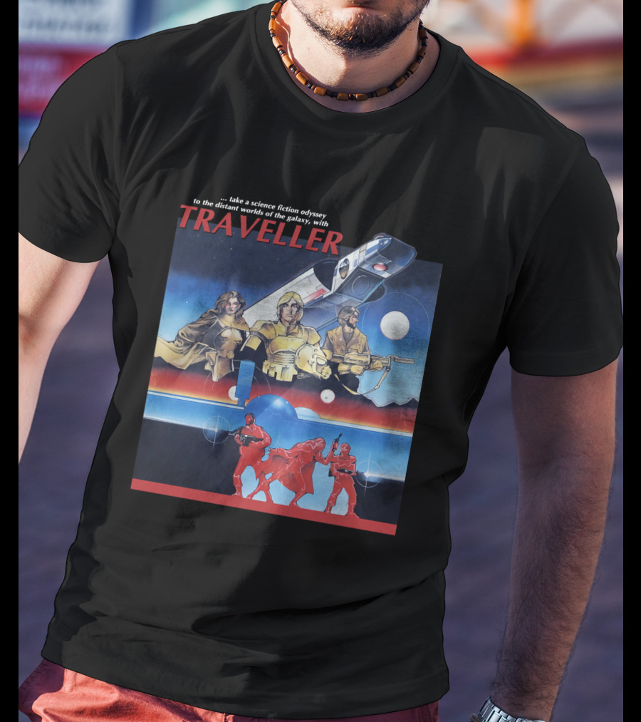 Traveller Science Fiction Odyssey To The Distant Worlds Of The Galaxy T-Shirt
