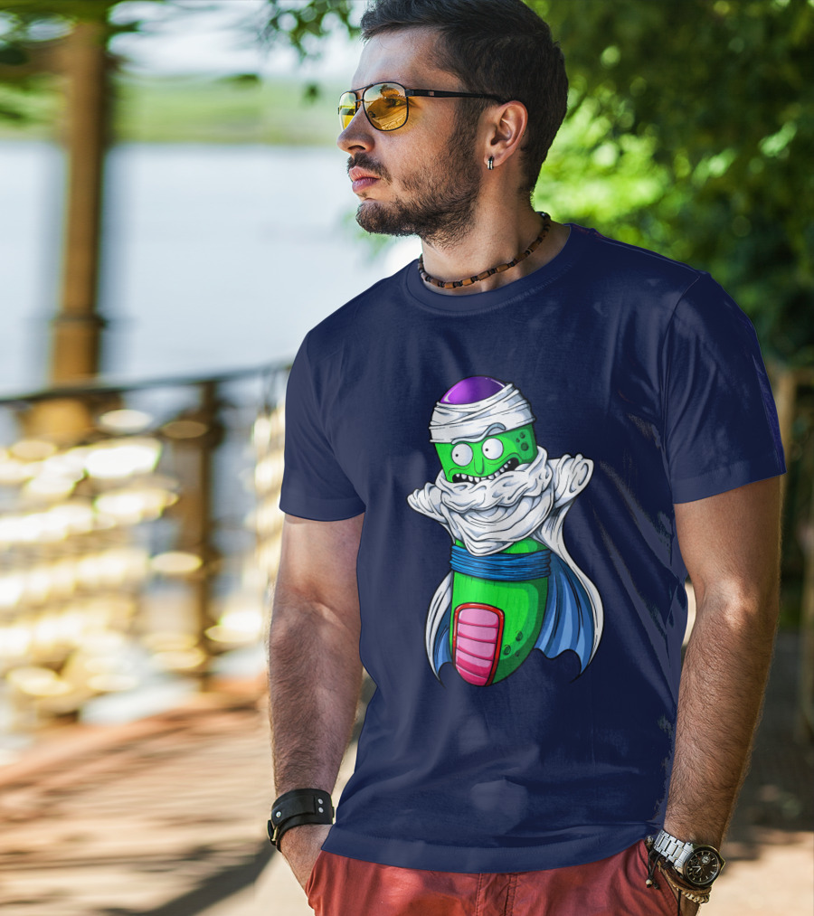 Rick And Morty Pickle Rick Meets Dragon Ball Z Fusion T-Shirt