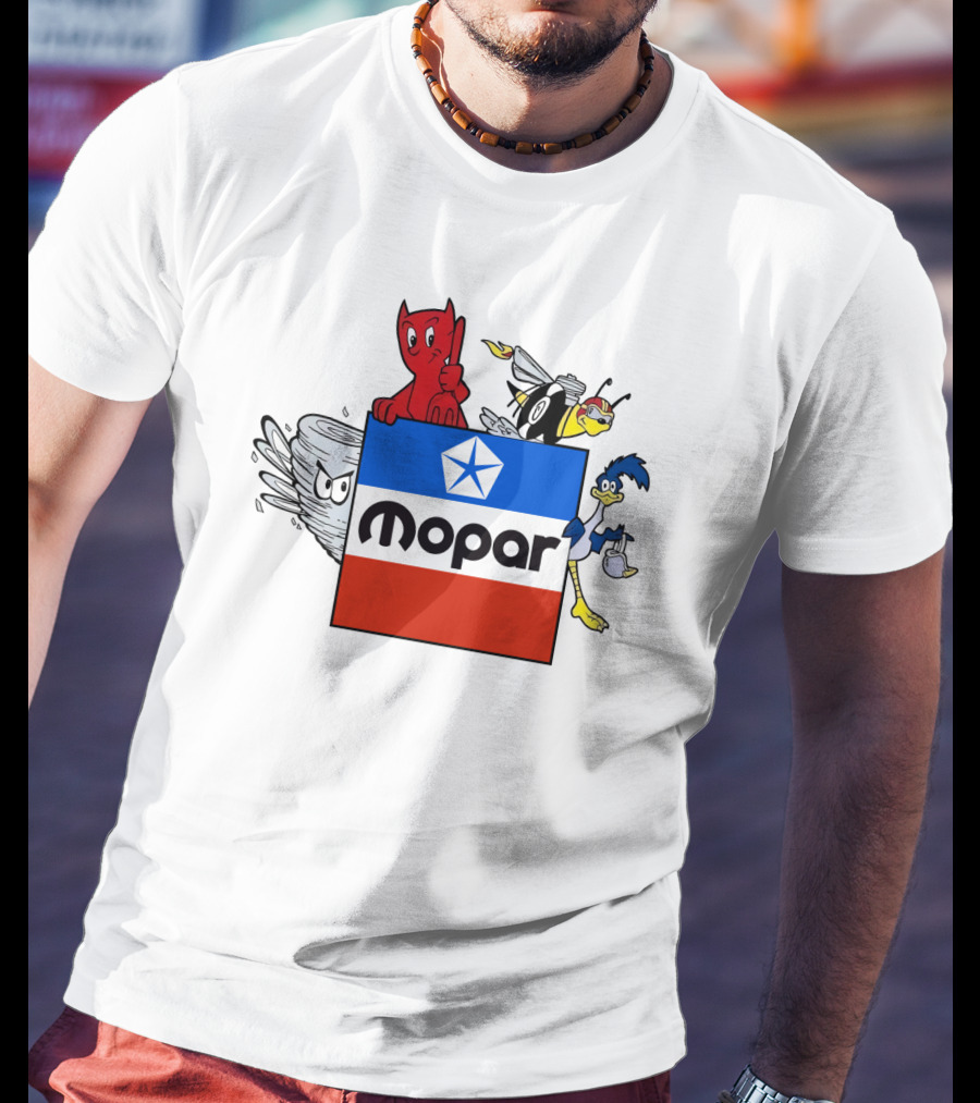 Mopar Dodge Road Runner Tasmanian Devil Bee Racing Icon Collection T-Shirt