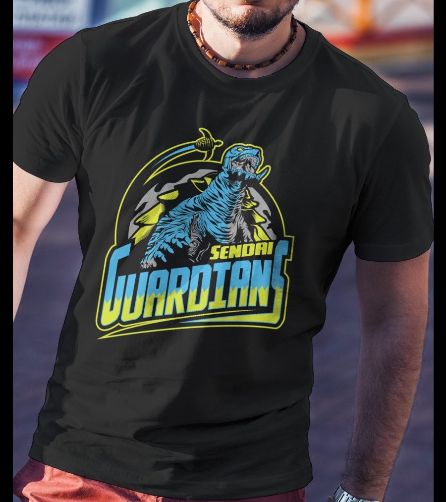 Sendai Guardians T-Rex Kaiju Sports T-Shirt