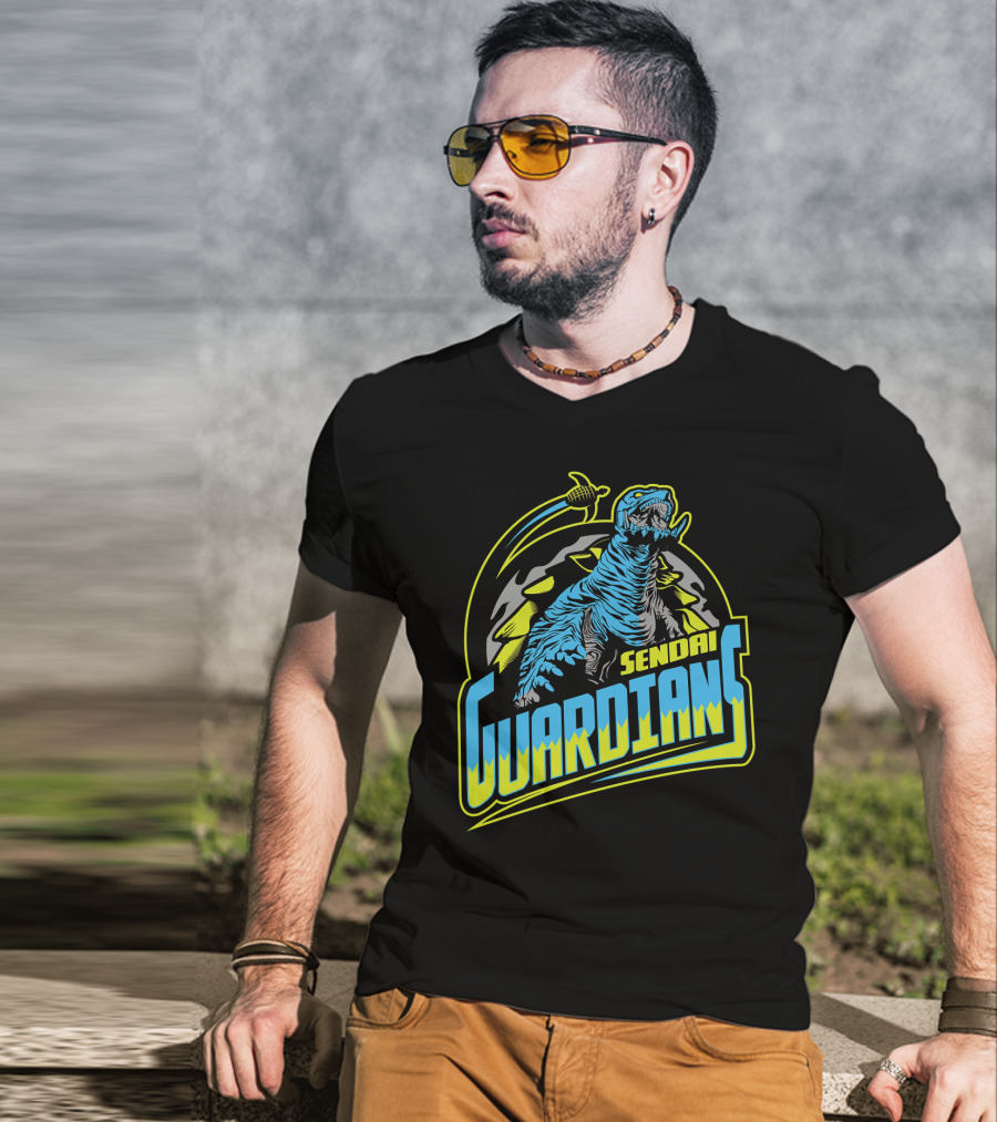 Sendai Guardians T-Rex Kaiju Sports T-Shirt