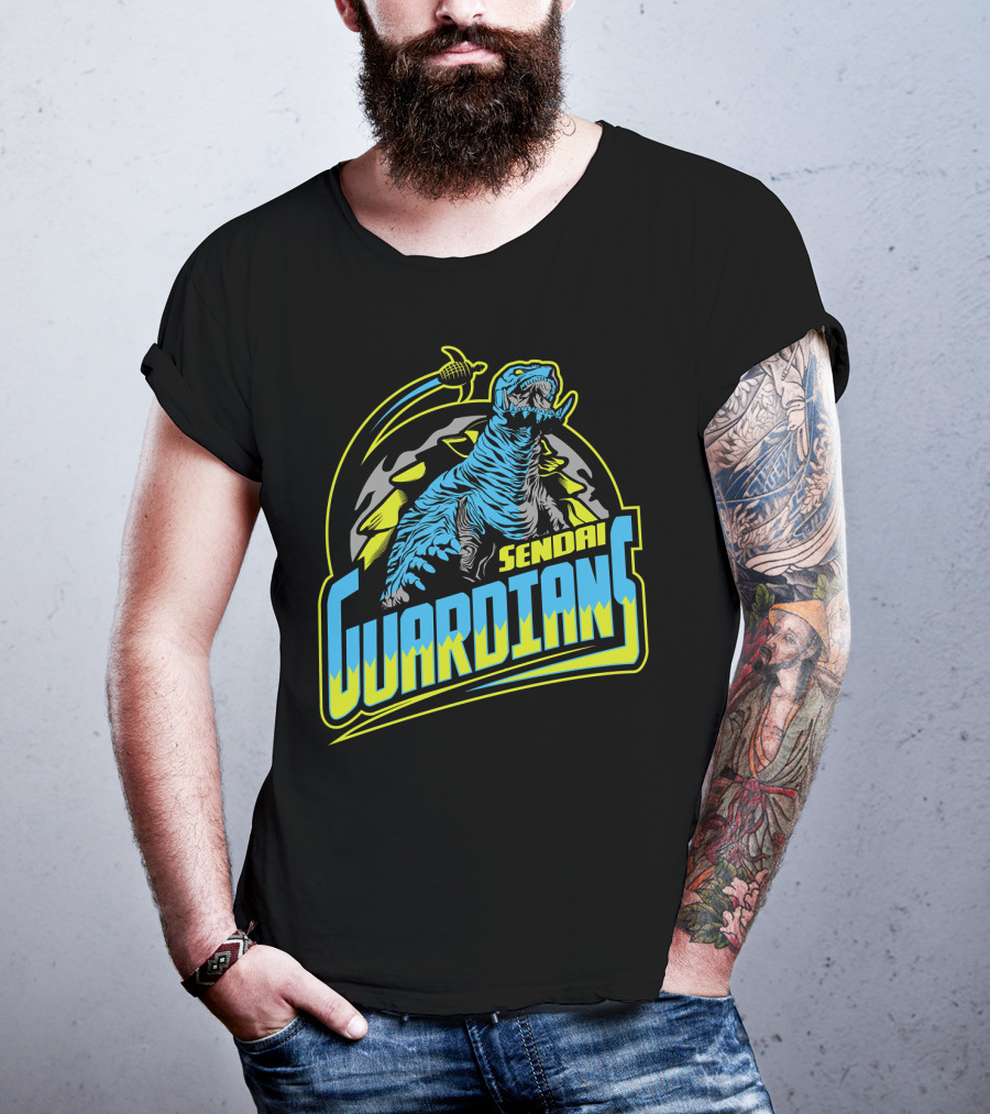 Sendai Guardians T-Rex Kaiju Sports T-Shirt