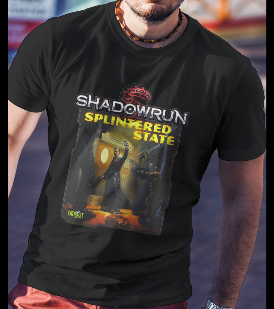 Shadowrun Splintered State Catalyst Game Labs T-Shirt