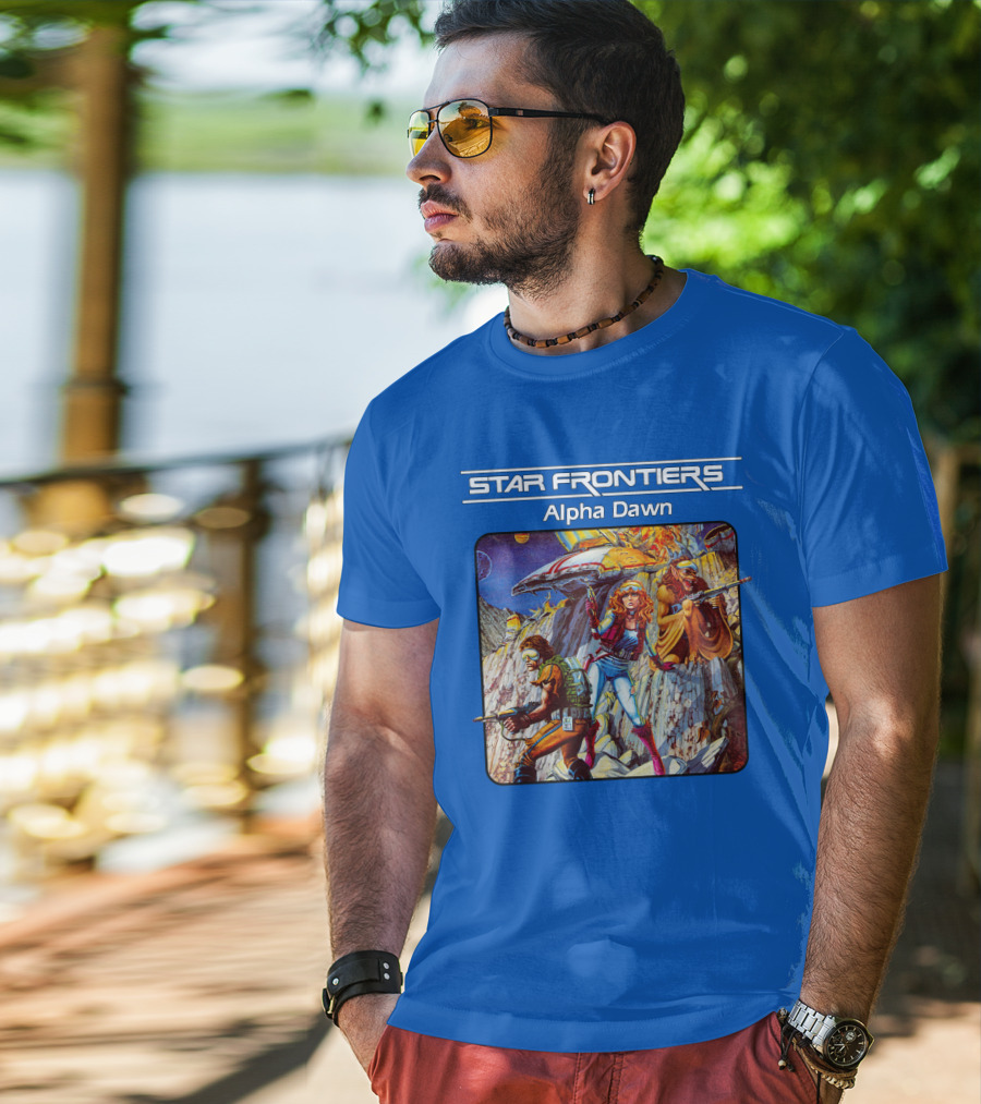 Star Frontiers Alpha Dawn Retro Sci-Fi Adventure T-Shirt