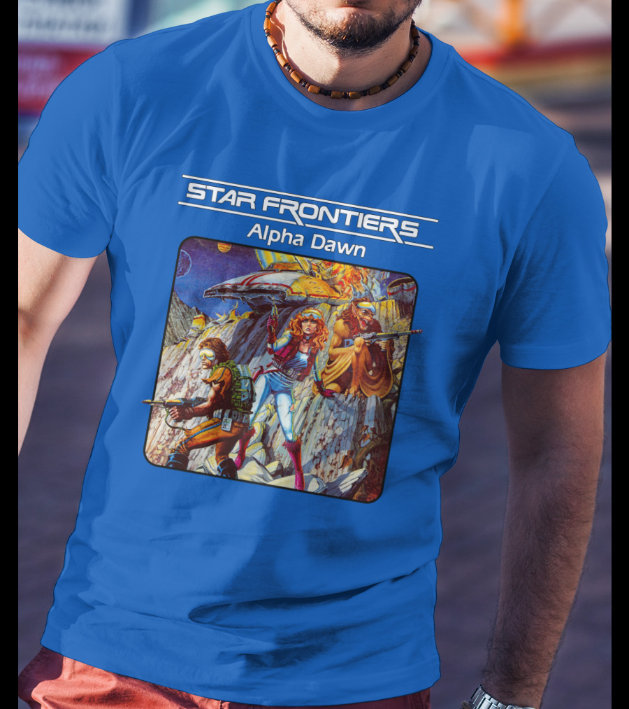 Star Frontiers Alpha Dawn Retro Sci-Fi Adventure T-Shirt