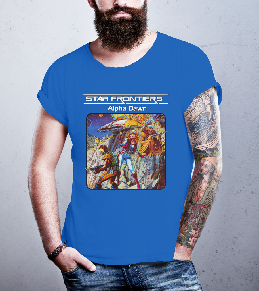 Star Frontiers Alpha Dawn Retro Sci-Fi Adventure T-Shirt