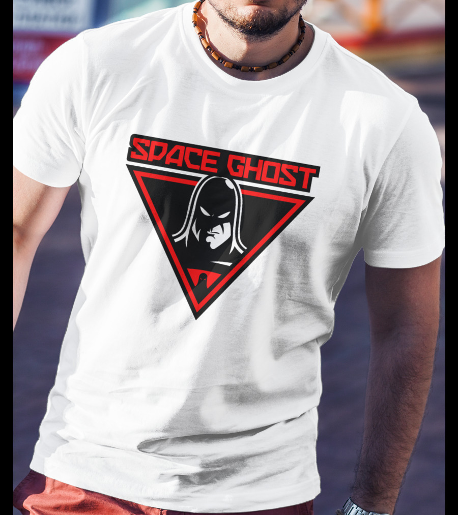 Space Ghost Logo With Red Triangle T-Shirt