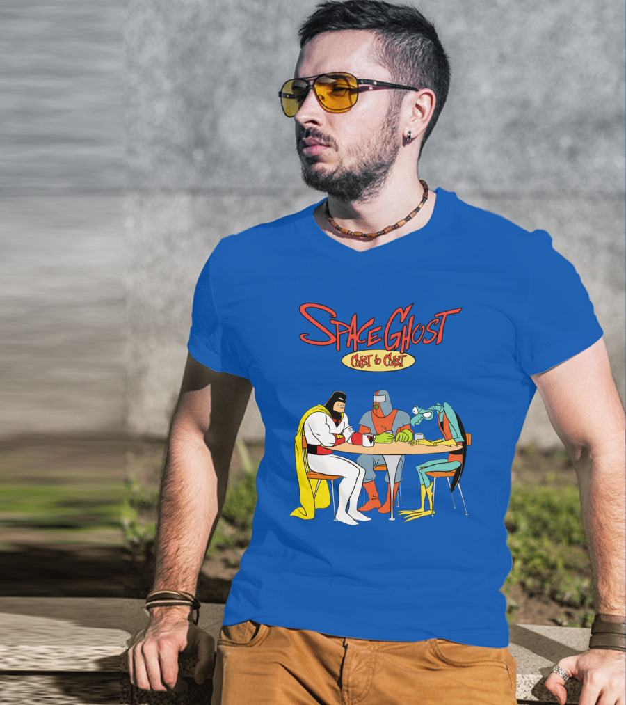 Space Ghost Coast To Coast Zorak And Moltar At Table T-Shirt