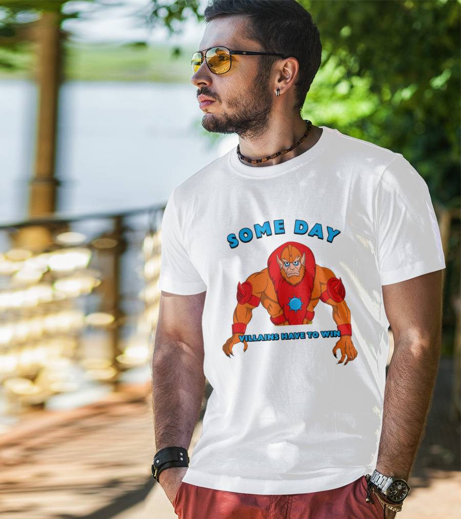 He Man And The Masters Of The Universe Beastman Someday Villains Have To Win T-Shirt