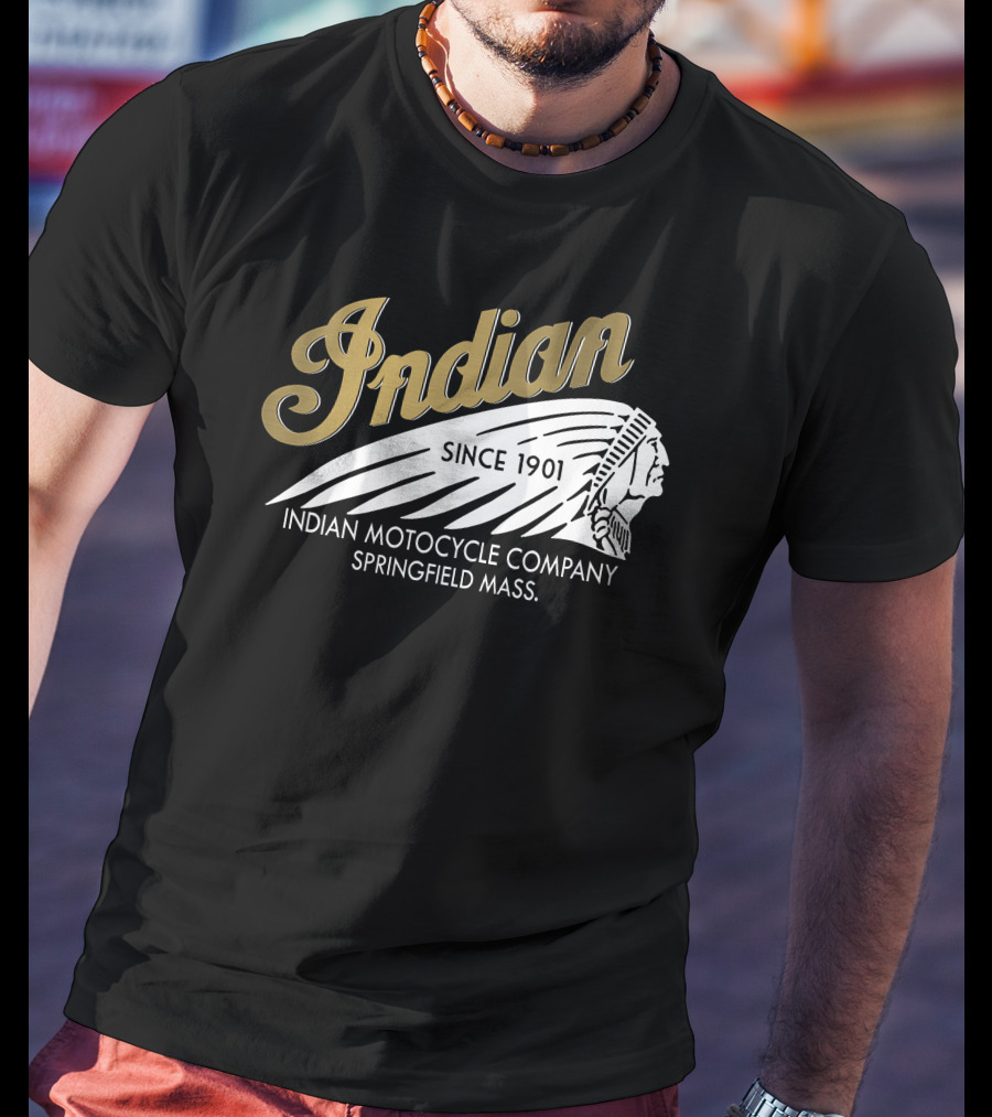 Indian Motorcycle Company Since 1901 Springfield Mass T-Shirt