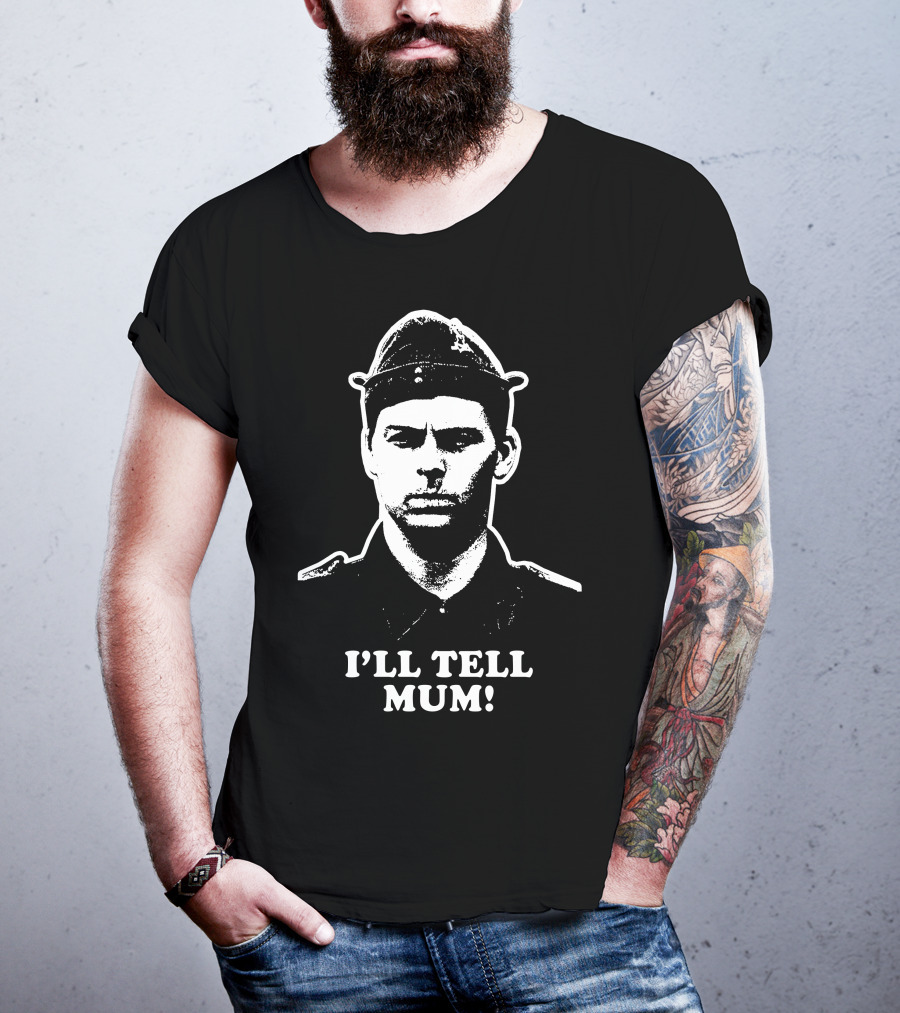Dad's Army I'll Tell Mum Classic Quote Iconic Character T-Shirt