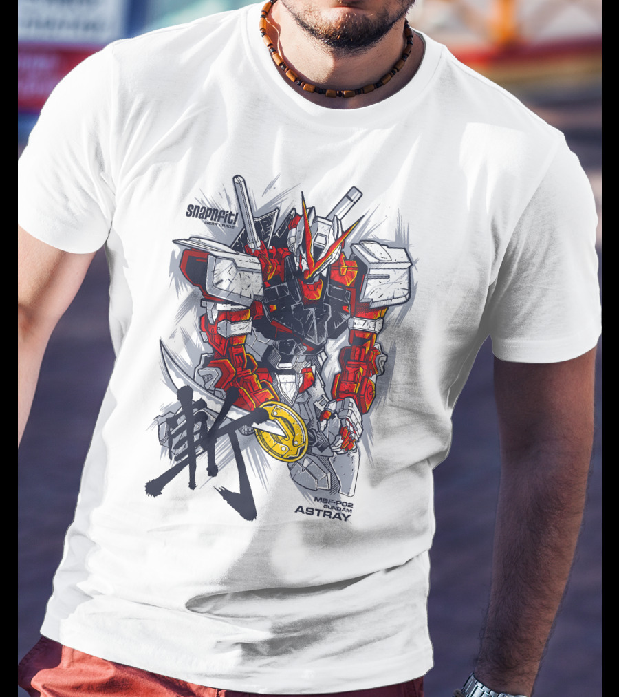 Snapfit Series MBF-P02 Gundam Astray Red Frame T-Shirt