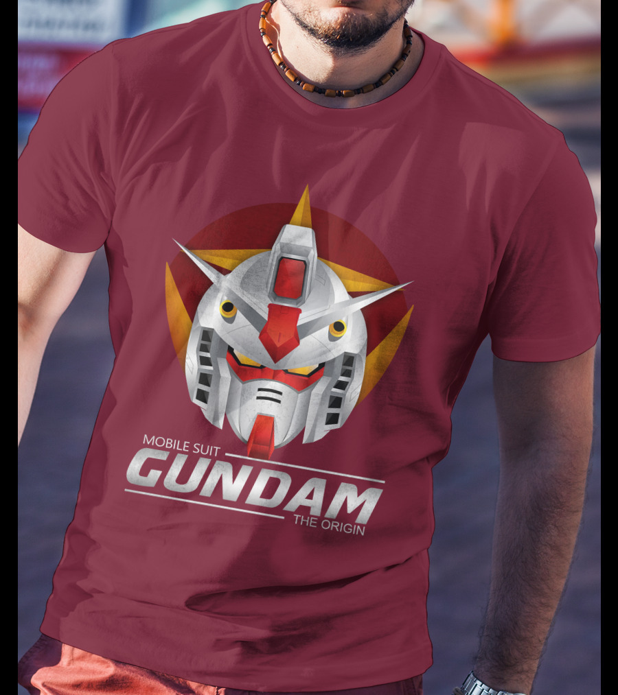 Mobile Suit Gundam The Origin Mecha Head T-Shirt