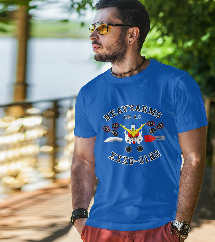 Heavyarms 195 A.C. XXXG-01H2 Gundam Wing T-Shirt