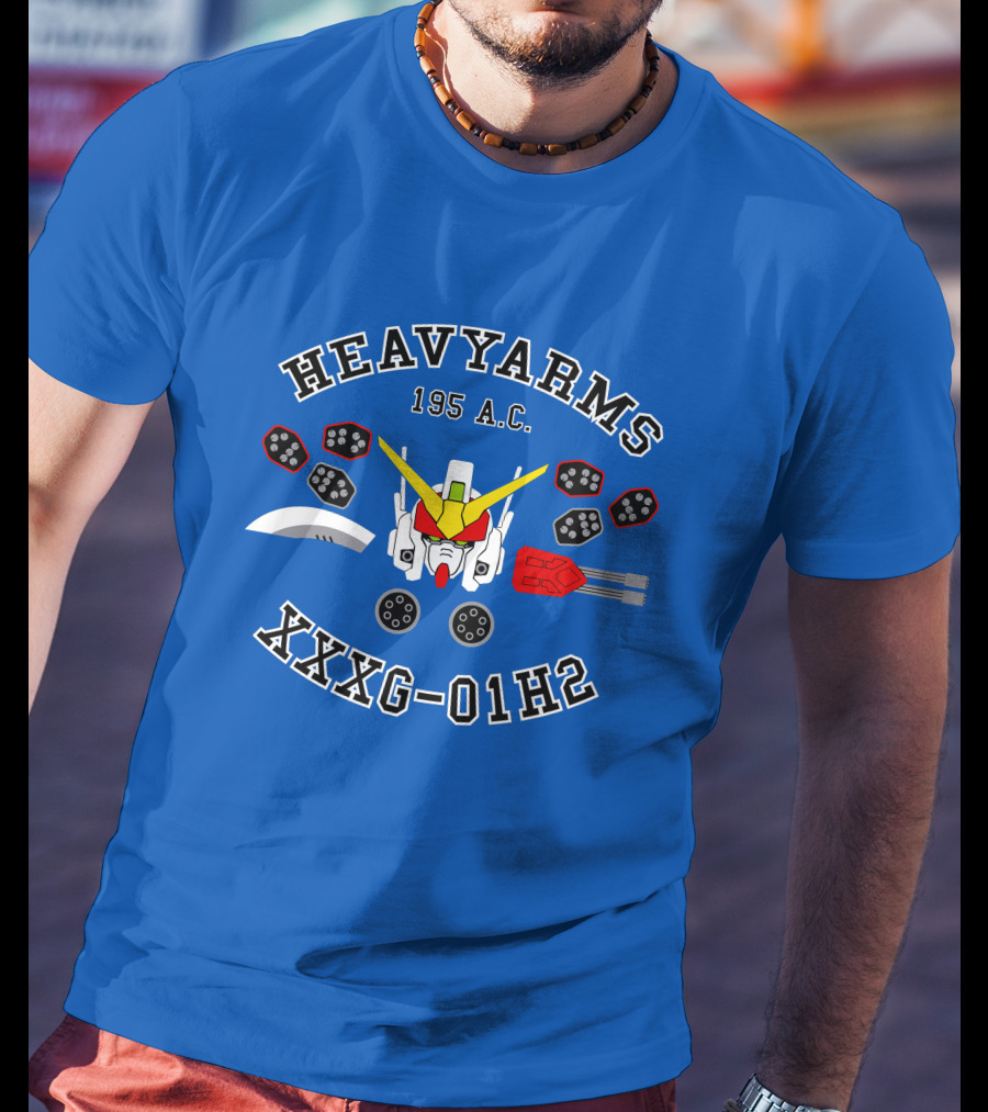 Heavyarms 195 A.C. XXXG-01H2 Gundam Wing T-Shirt
