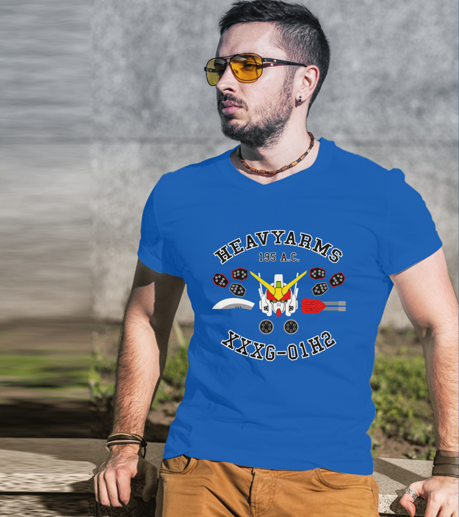 Heavyarms 195 A.C. XXXG-01H2 Gundam Wing T-Shirt