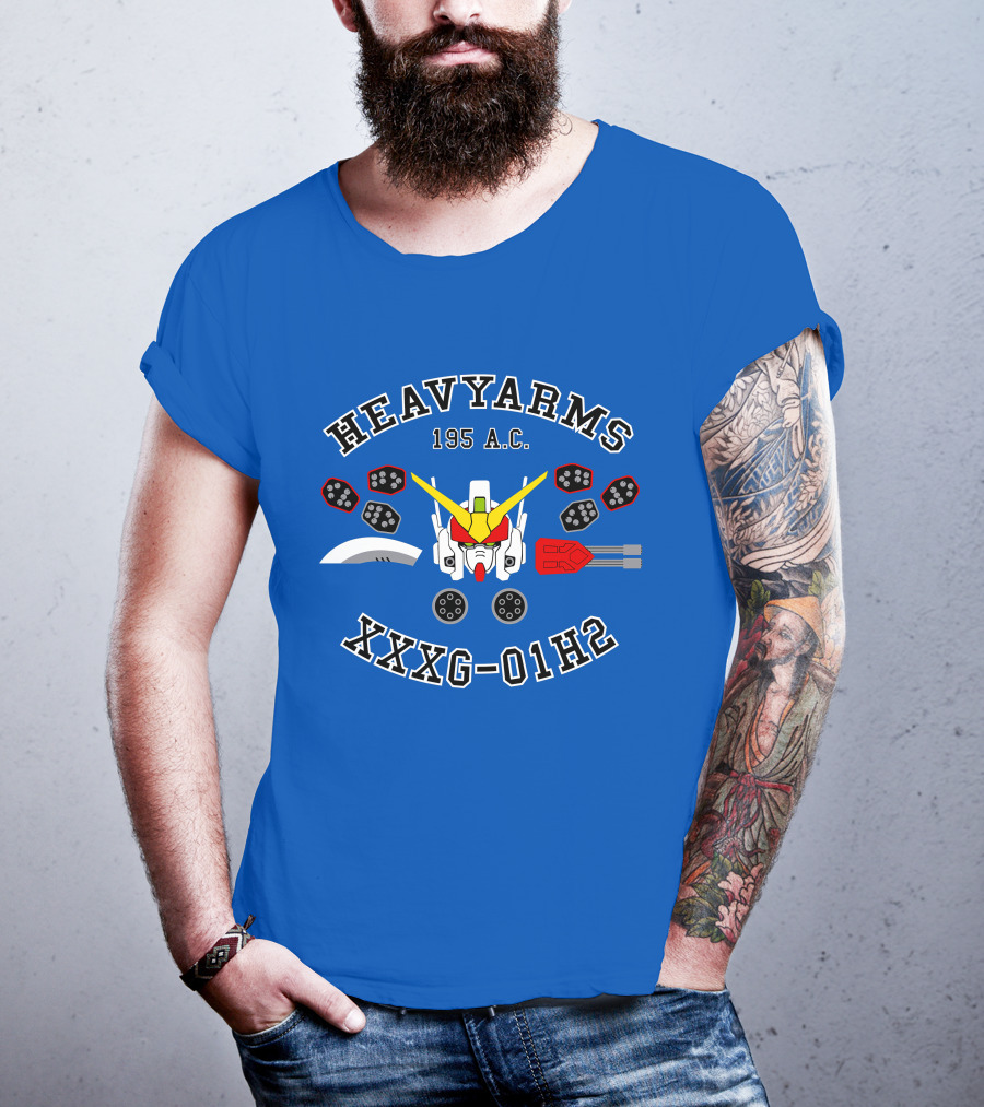 Heavyarms 195 A.C. XXXG-01H2 Gundam Wing T-Shirt