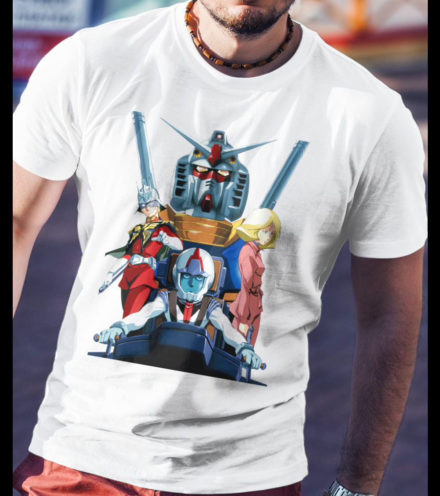Mobile Suit Gundam Anime Characters Compilation T-Shirt