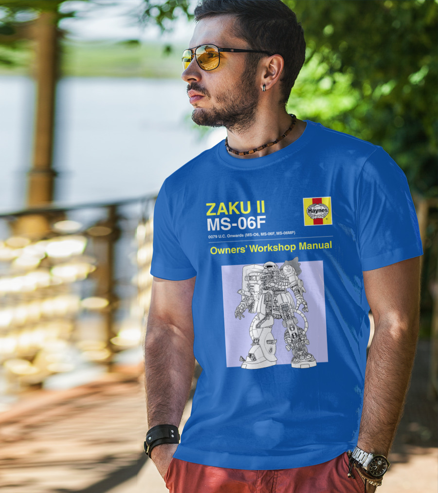 ZAKU II MS-06F 0079 U.C. Onwards Owners' Workshop Manual T-Shirt