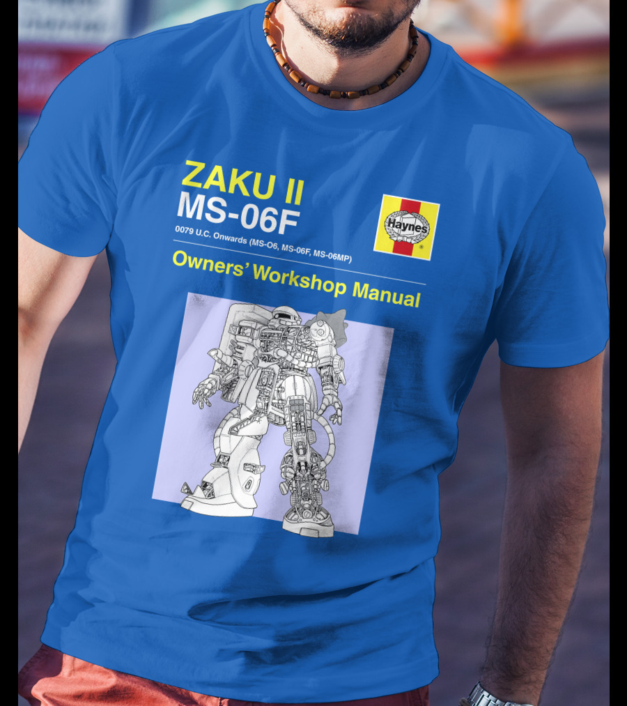 ZAKU II MS-06F 0079 U.C. Onwards Owners' Workshop Manual T-Shirt