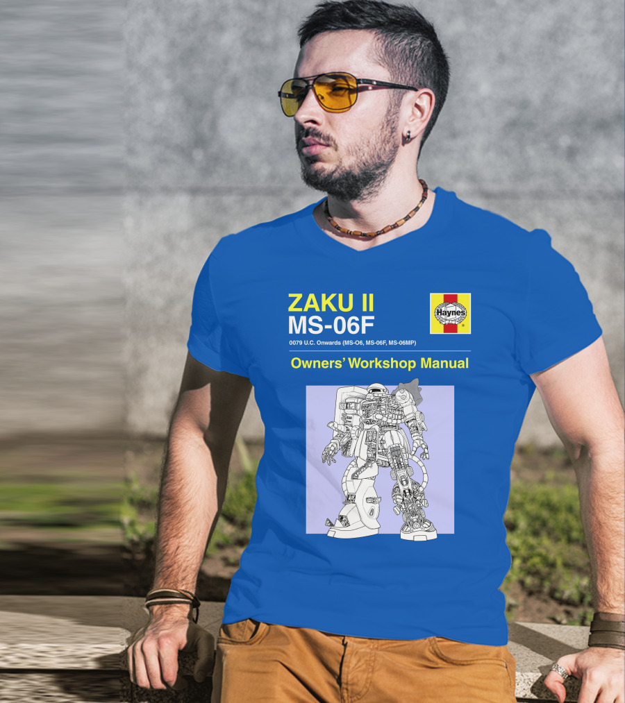 ZAKU II MS-06F 0079 U.C. Onwards Owners' Workshop Manual T-Shirt