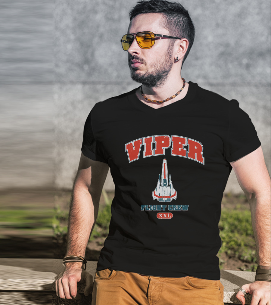 Viper Flight Crew XXL Battlestar Viper T-Shirt
