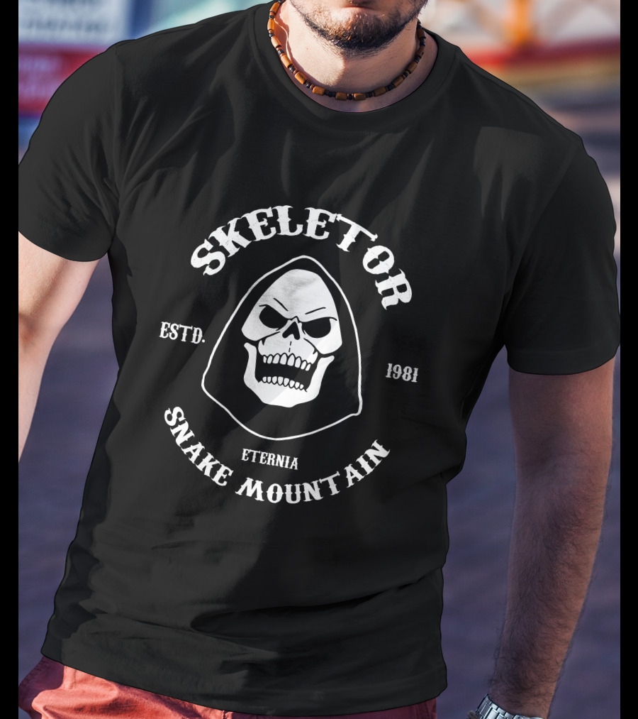 Skeletor Snake Mountain Eternia Estd. 1981 T-Shirt