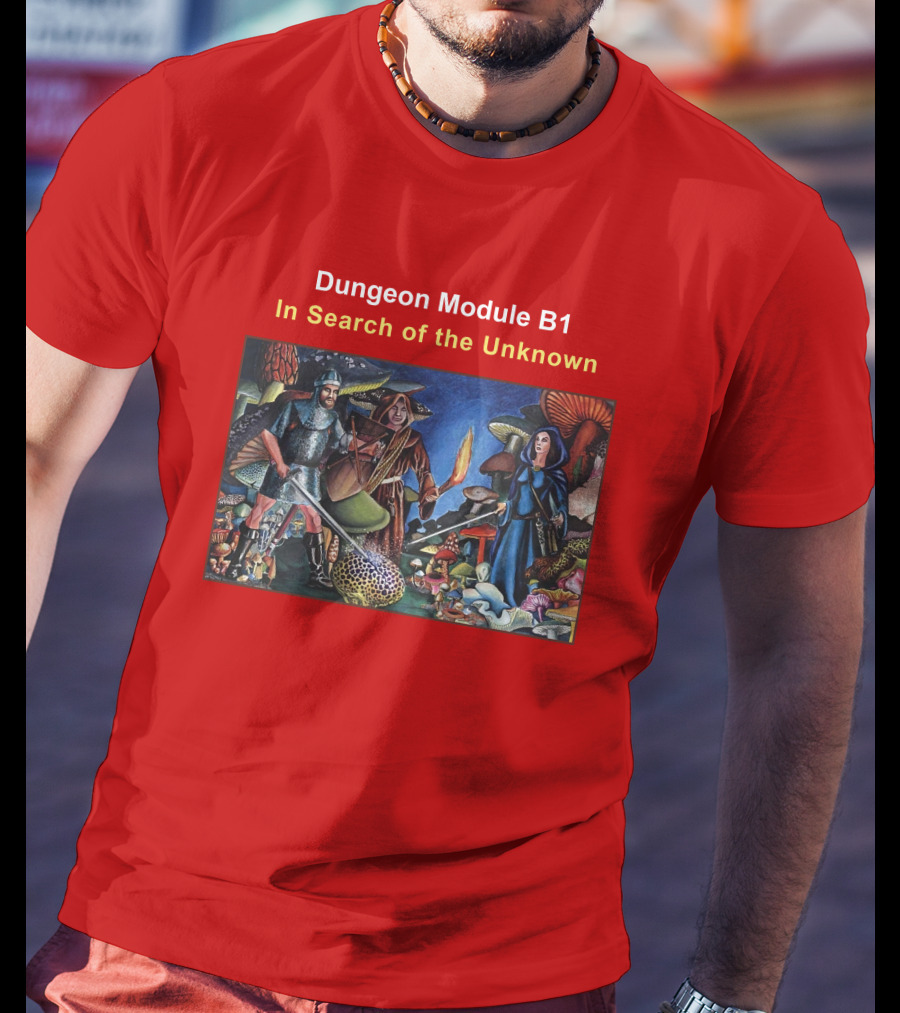Dungeon Module B1 In Search Of The Unknown DND ISU T-Shirt