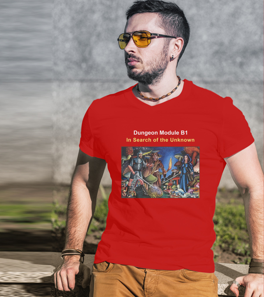 Dungeon Module B1 In Search Of The Unknown DND ISU T-Shirt