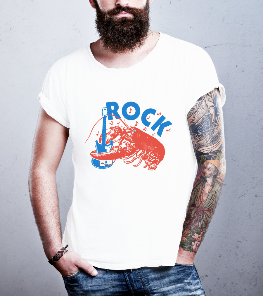 The B-52's Rock Lobster Guitar Music Fun T-Shirt