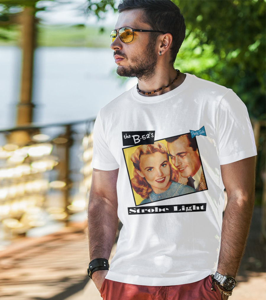 The B-52's Strobe Light Party Side T-Shirt