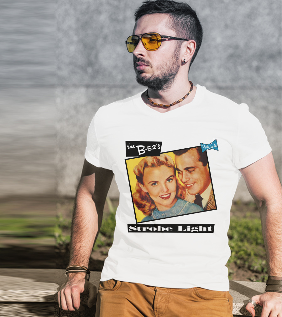 The B-52's Strobe Light Party Side T-Shirt