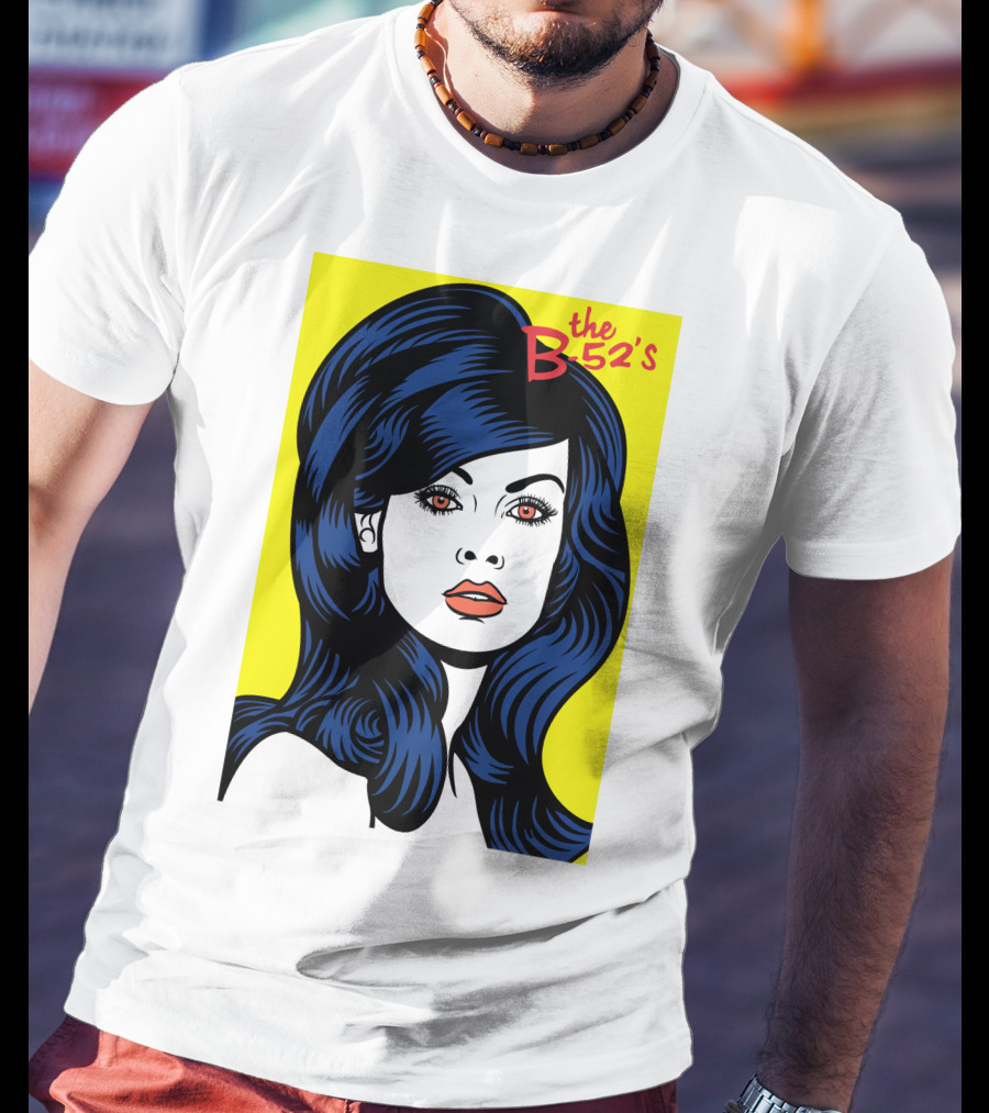 The B-52's Bold Pop Art Woman T-Shirt