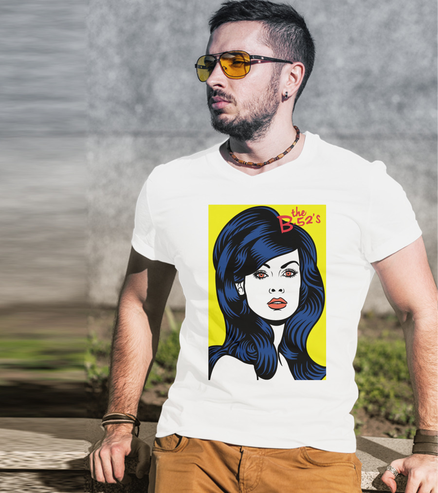 The B-52's Bold Pop Art Woman T-Shirt