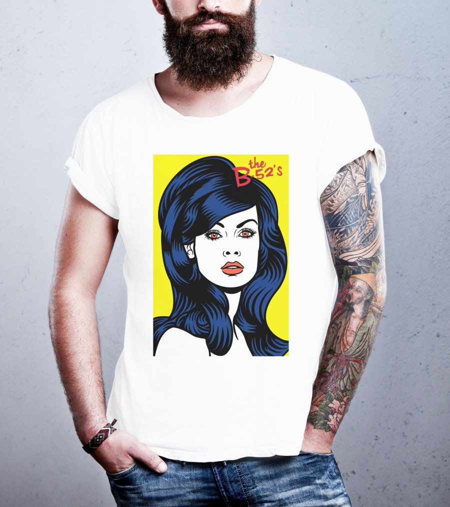 The B-52's Bold Pop Art Woman T-Shirt