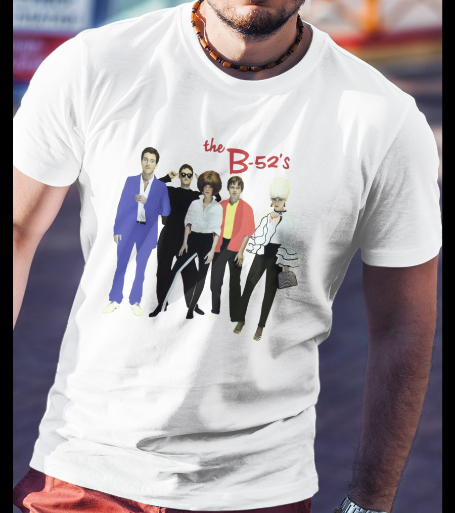 The B-52's Album Cover Band Members In Iconic Attire T-Shirt