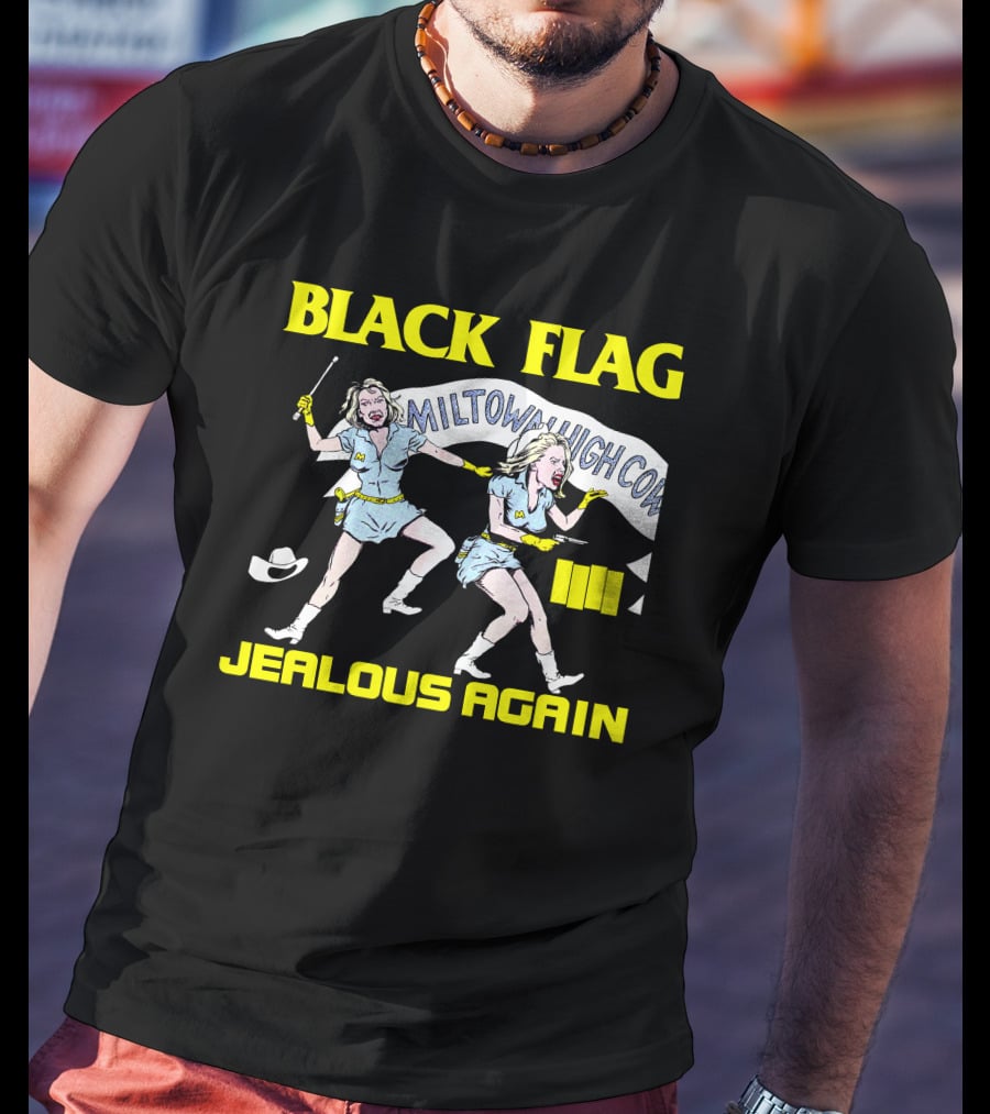 BLACK FLAG Miltow High Command Jealous Again T-Shirt
