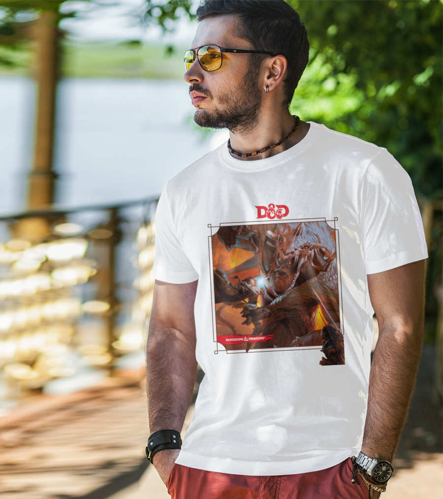 Dungeons And Dragons Epic Battle Scene DnD T-Shirt