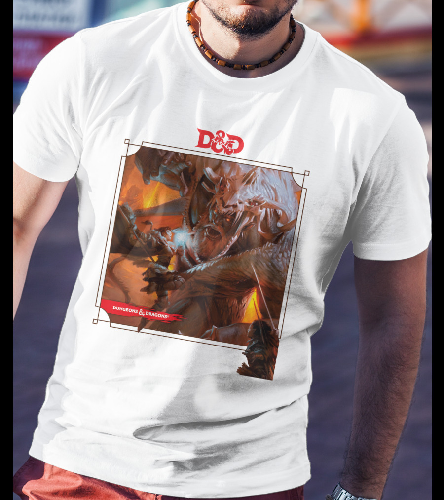 Dungeons And Dragons Epic Battle Scene DnD T-Shirt